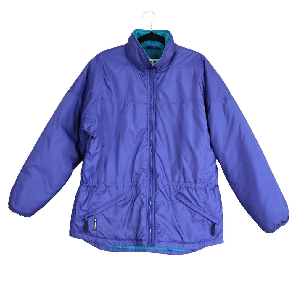 Columbia Womens Vintage Windbreaker Puffer Jacket Size Large Snow Ski 90s Y2K
